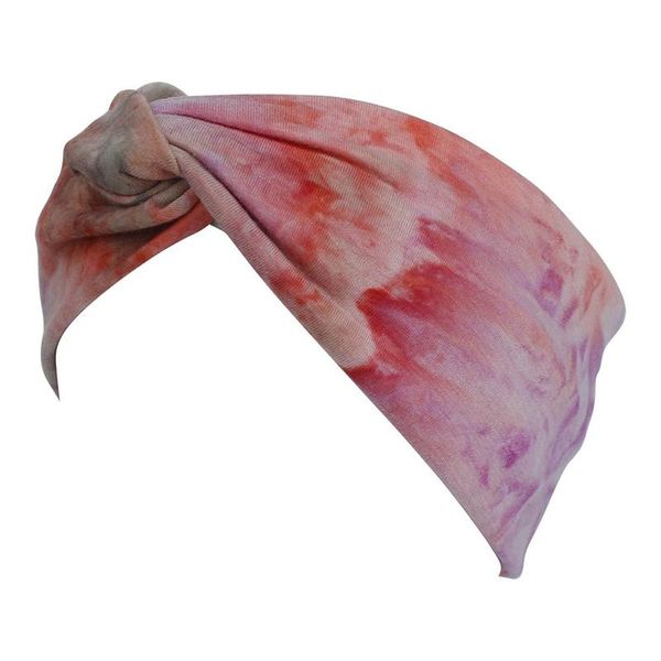 

bohemia cross knot hairband women hair ribbon tie dye headband wide headwrap sport yoga twist turban lady hair accessories q jllcdo