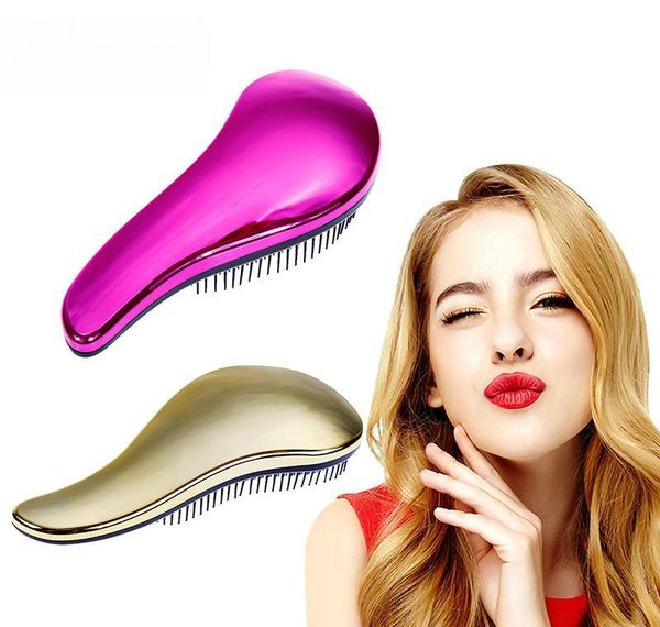 

салон для укладки волос для расчески девочек для душа для душа для волос для волос женщины антистатическая кисть электропластевая стайлинг c, Silver