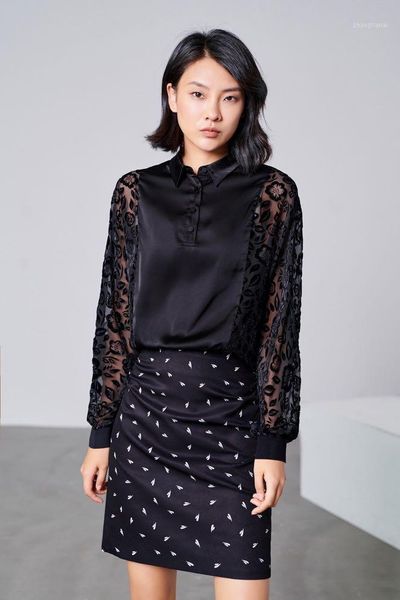 

wk0961 fashion women's blouses & shirts 2020 runway european design party style women's clothing1, White