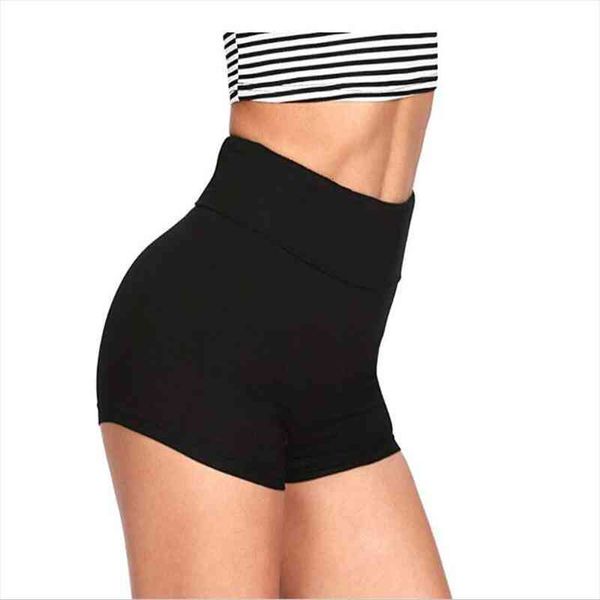 

shikoroleva lady shorts stretch modal cotton high waist tummy control short feminino black white pink plus size 7xl 6xl xs, White;black