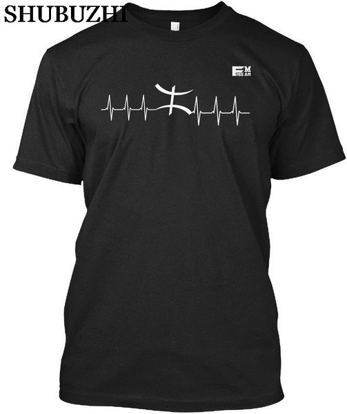 

men tees shubuzhi summer fashion new printed t shirt short sleeve men amazigh heartbeat t shirt printing sport hooded sweatshirt hoodie