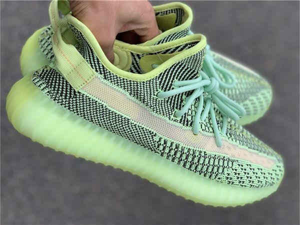 

2020 authentic originals 3 5 0 v2 yeezreel reflective non-reflective yecheil fw5191 fw5190 kanye west fw5191 dress shoes men size 3, Black