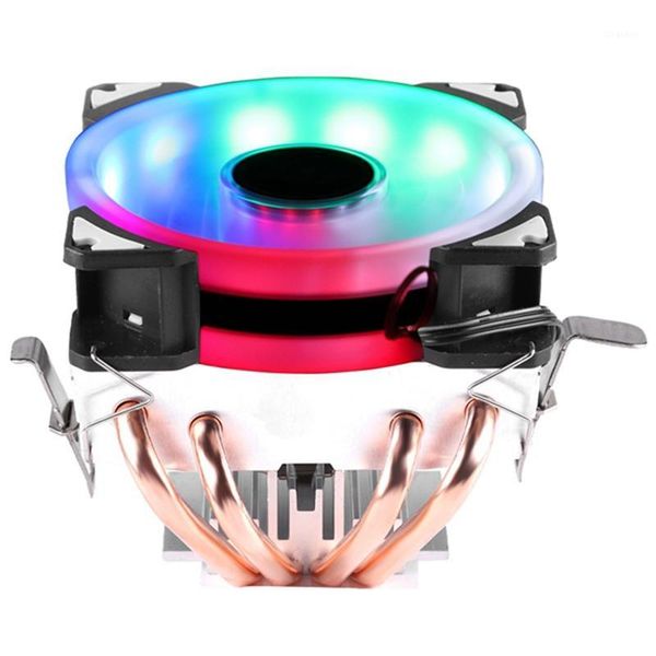 

delefun cpu cooler 4 pure copper heat pipe cooling tower down pressure cooling system 9 cm cpu fan radiator for amd1