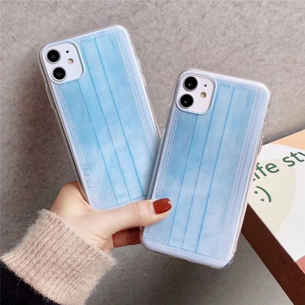 

mask pattrn design case for iphone cool 11 pro xr x xs max 7 8 plus soft tpu protection phone back cover coque