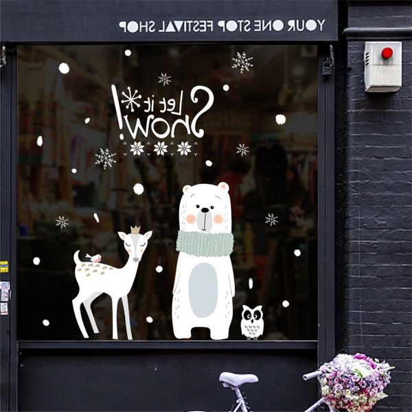 

diy merry стены наклейки фестиваль оконного стекла таблички санта фрески новый год новогодние украшения для домашнего декора new # 20