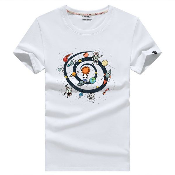 

100% cotton t-shirts men's summer new street o-neck short-sleeved print casual t-shirt mens fashion brand hip-hop tee shirt men