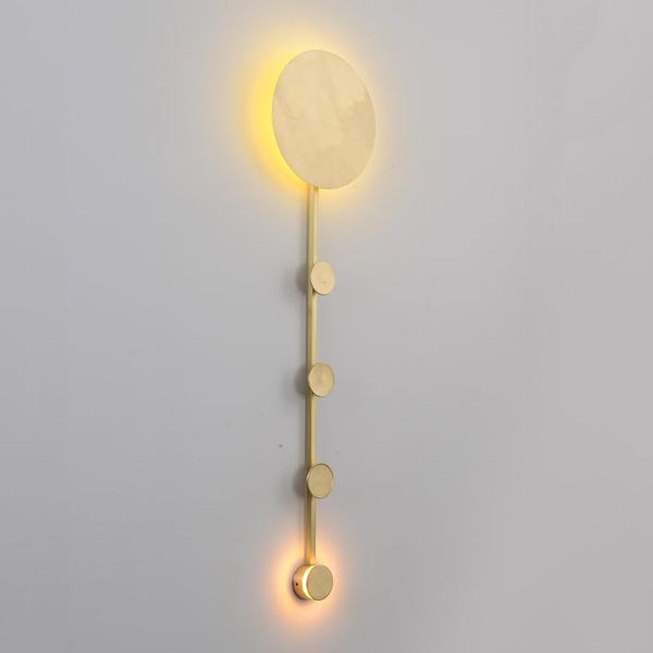 

wall lamp nordic simple and copper model room living decoration creative personality bedroom bedside