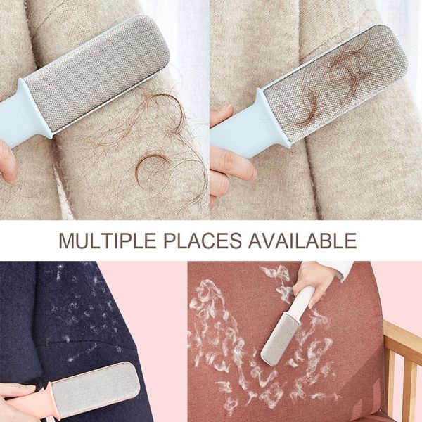 

pet double-side dog combs dog cat hair cleaning brush removing from furniture carpets clothing self-clean sqcacx