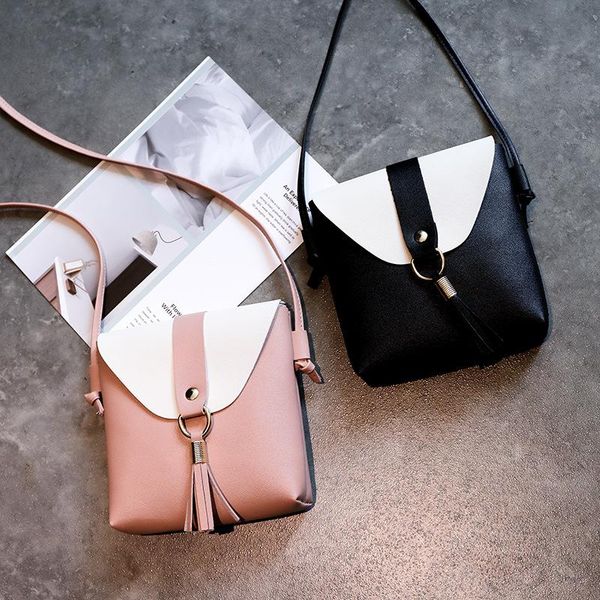 

2021 mobile phone bag change key bag messenger female