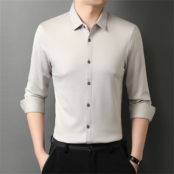

spring and autumn long sleeve shirt men business shirts 21597 220224, White;black