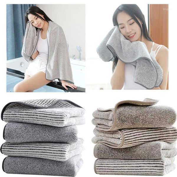 

70x140cm, 4-piece towel, soft and fluffy, good quality, strong water absorption, suitable for daily use 100% cotton towel1