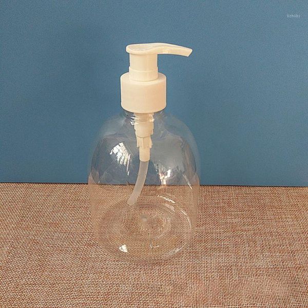 

500ml pump empty bottle plastic hand sanitizer lotion shampoo dispenser wash q84b1