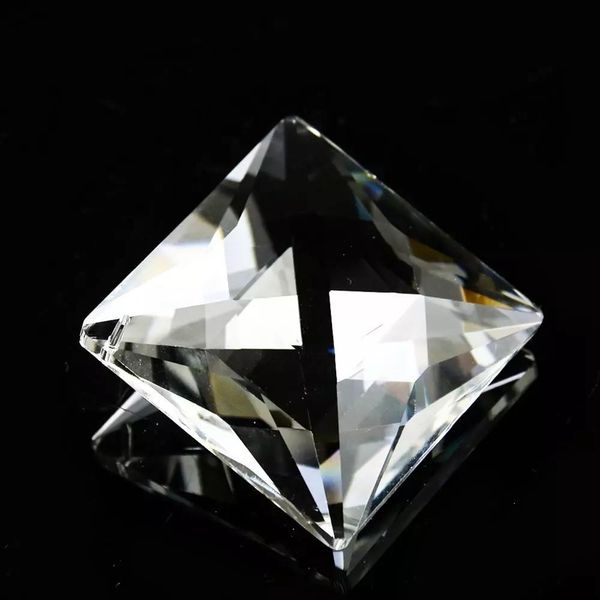 

2 шт. 75 мм диагональ квадратные кристаллические призмы люстра части солнцезащитный радужный совещание висит орнамент кулины главная свадебн