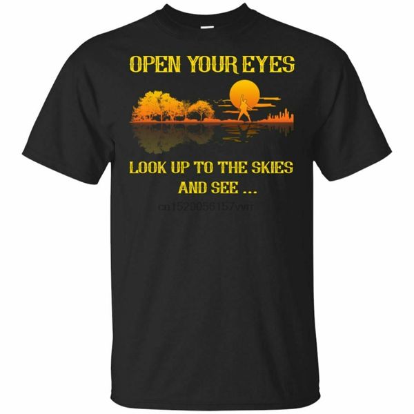 

open your eyes look up to the skies and see shirt black navy cotton clothes(1) sport hooded sweatshirt hoodie