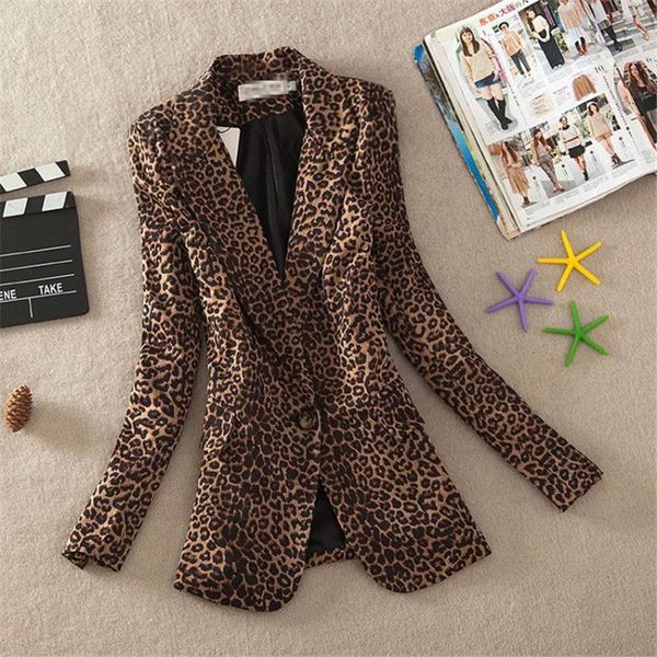 

2020 spring big size women slim leopard blazer formal suits autumn midi long blazers solid lady suit sun protection coat wz782, White;black