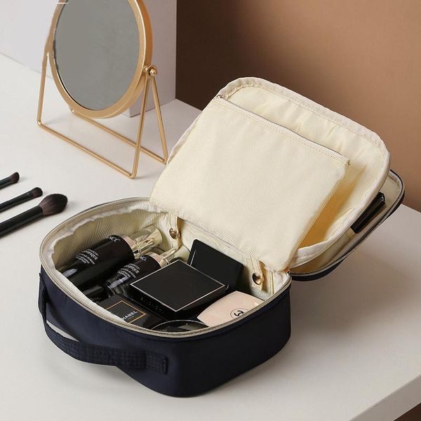 

cosmetic bags & cases travel waterproof portable women's bag makeup box organizer pouch wash beauty casemaquillajes para mujer