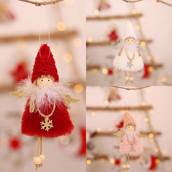 

lahln mingguan украшение нового подарок плюшевого ангел кулон творческая милые девушки детской accessoriesdoll кукла висит бисер рождества п