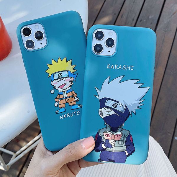 

cute japane animation naruto sasuke vip x xs max xr 11 pro 8 7 6s 6 with caramel matte silicon soft cover coke