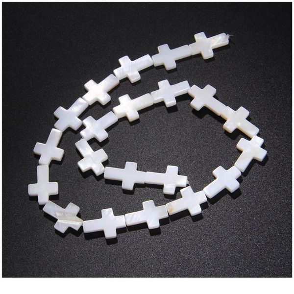 

natural white cross charm jewelry accessories loose freshwater mother of pearl shell beads charm for jewelry making b jllgej, Black