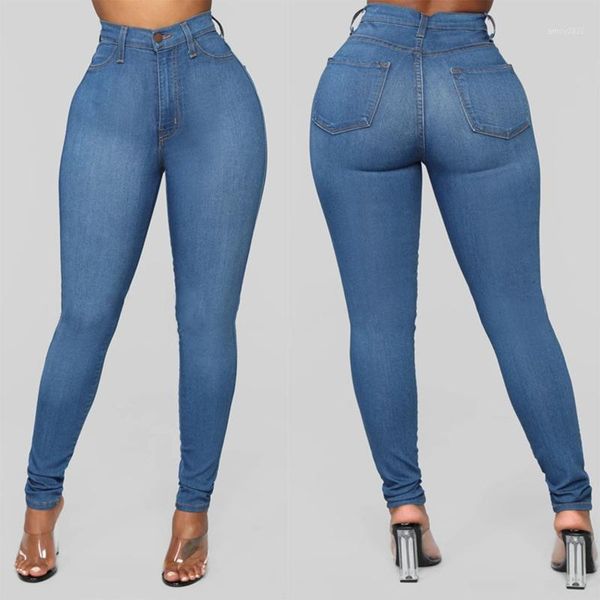 

women's jeans skinny bulifting women stretch pants denim pencil -opk1, Blue