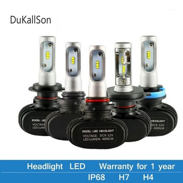 

10pairs led h7 880/h27 h8/h9/h11 9005/3 9006/4 h1 h3 car headlight bulb csp chip 8000lm 6000k auto headlamp led light1