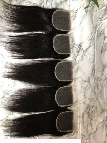 

hd swiss lace 5x5 closure 100% virgin hair fast fedex grade, Black;brown