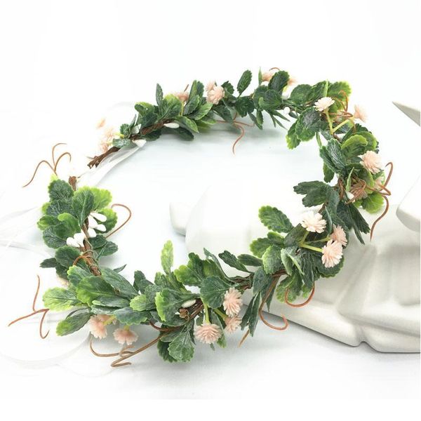 

gypsophila flowers wreath crowns headband women hair accessories headdress girl floral garlands wedding party floral qyljun