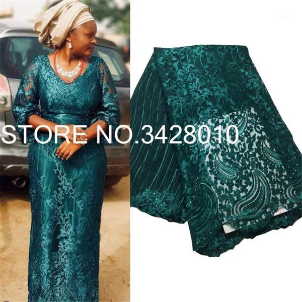 

green 2020 nigerian tulle lace fabrics latest beaded mesh african lace fabric bride french net fabric m31651, Pink;blue