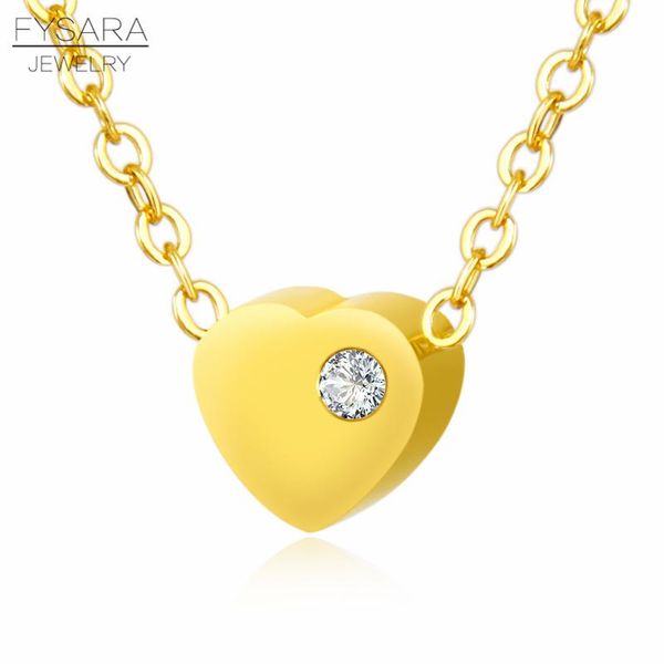 

fysara роскошные крошечные 5 мм сердца ожерелья подвески кристаллы любовь ожерелье chokers заявление ожерелье для женщин bijoux wmtdcv, Black