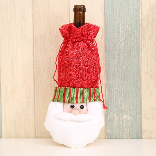 

luanqi christmas wine bottle bag natale sweater bottle cover new year christmas ornaments sequin decoration xmas dinner party bbygwz lg2010