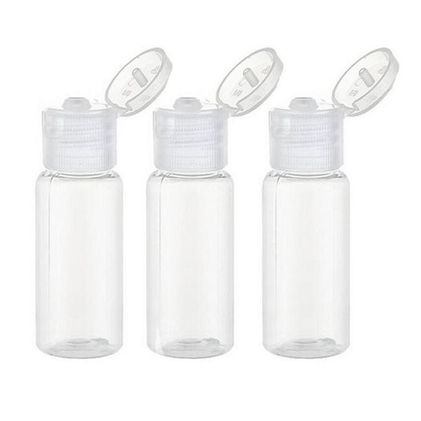

100pcs 50ml portable travel bottle plastic dispensing bottle shampoo lotion cosmetic container 100 bbypvp