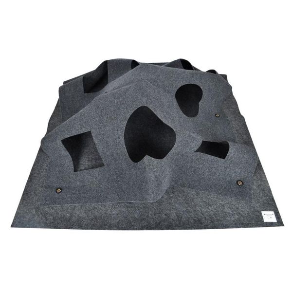 

cat beds & furniture pet blanket toy play mat with holes scratch-resistant kitten hiding house 100*100cm supplies accessories