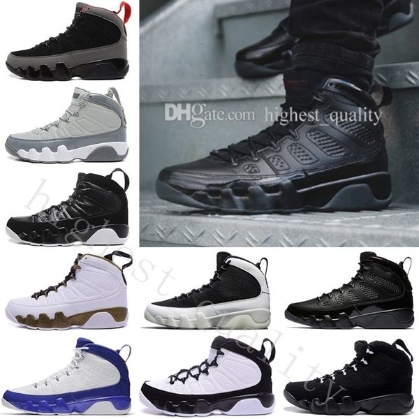 

city 9 9s men basketball shoes la bred of flight og space jam anthracite the spirit tour blue pe sports trainers sneaker desig, Black
