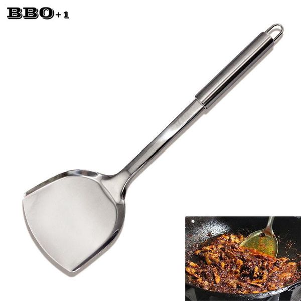

cook chef dishes turner spoon kitchen utensils spatulas cookware cooking 13 fry 33cm shovel steel stainless qylnlq mywjqq