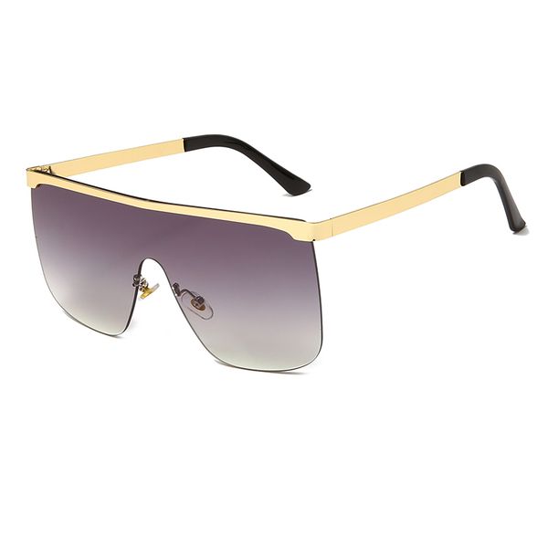 

new fashion square rimless sunglasses women metal oversized sun glasses luxury lady shades uv400 eyewear oculos de sol, White;black