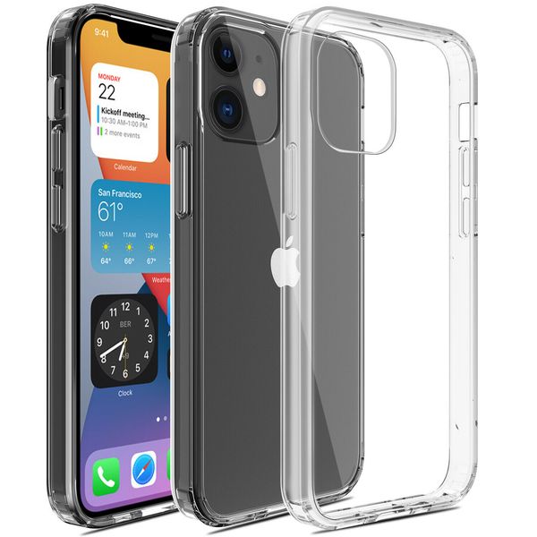 

suitable for iphone 12 pro/max 2020 new mobile phone protective shell transparent slim thin hard cover