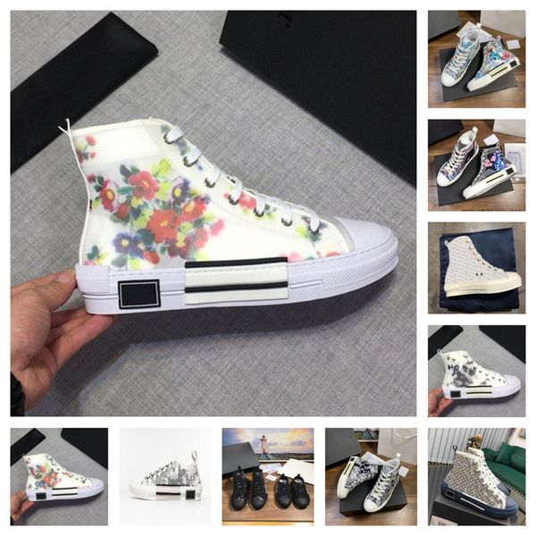 

flowers obliques tess luxury fashion designer platform sneakers men women vintage trainer athletic shoes sneakers b038