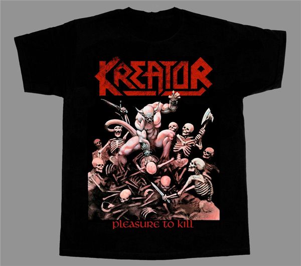 

kreator pleasure to kill new short - long sleeve black t-shirt homme plus size tee shirt sport hooded sweatshirt hoodie