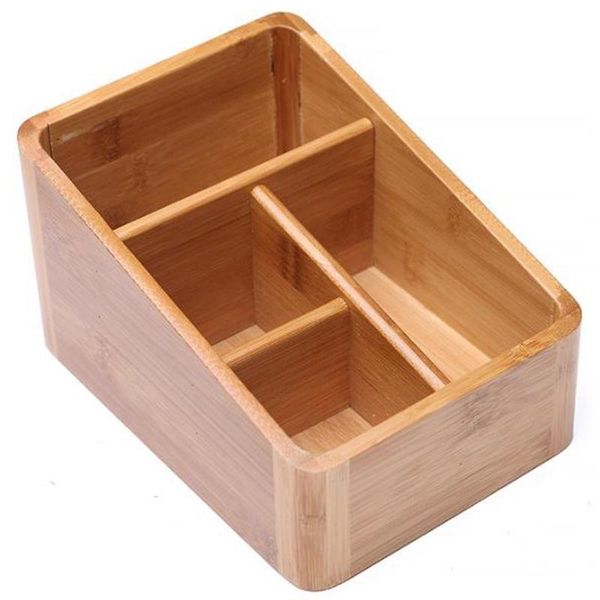 

remote control holder key collection cosmetics receipt inclusion organizer storage box wooden box organizer