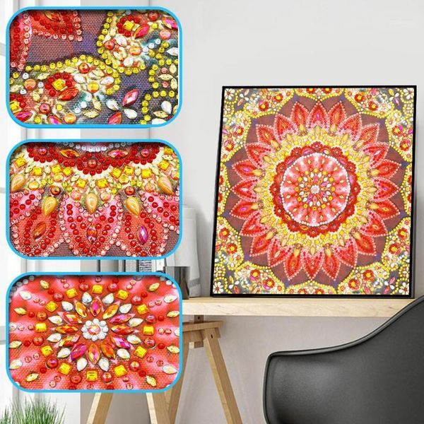 

paintings embroidery diamond 5d diy painting flowers cross stitch kits full square round mosaic special shaped mandala1