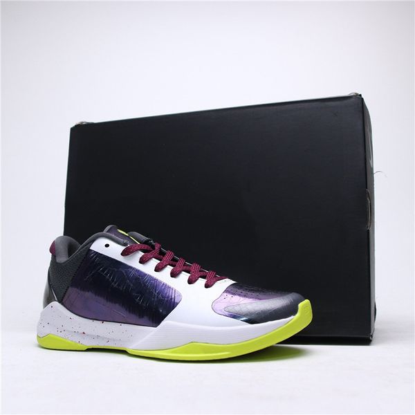 

mambas zk5 5 protro chaos for man shoes purple big stage parade prelude 5 v undefeated men trainers sport sneakers, White;red