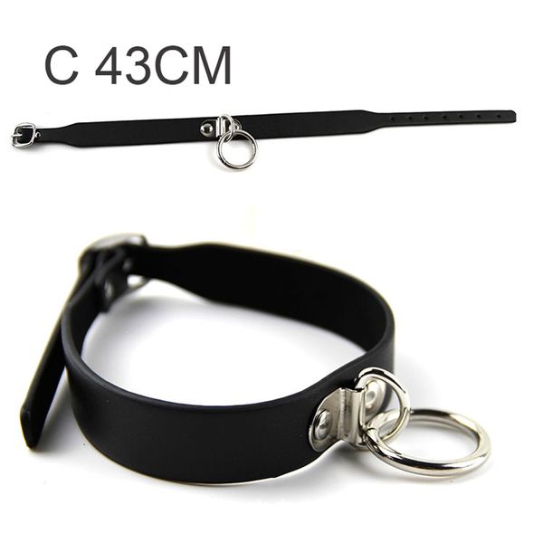 

rivet adjustable sm toys buckle style for couples spike punk collar neck restraints pu slave bondage roleplay ring leather tkwkn