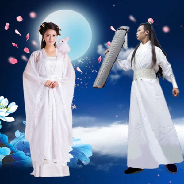 

ancient mid autumn festival chang'e houyi fairy performance cowherd weaver cosplay tang costume imperial concubine hanfu, Black;gray