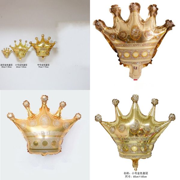 

crown decoration balloon wedding celebration birthday festival party balloons ith golden color selling new pattern 2 7fe3 j1