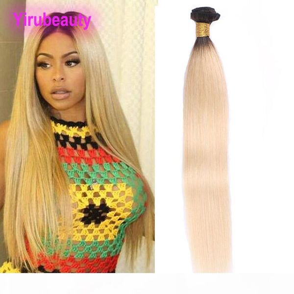 

malaysian human hair 1 bundles one piece straight 1b 613 virgin hair extensions hair wefts silky straight, Black