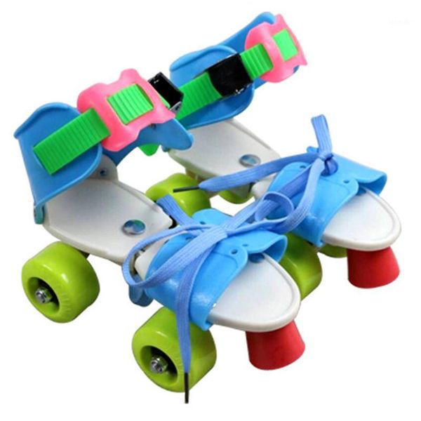 

adjustable children roller skates double row 4 wheels skating shoes sliding inline skates for kids zj551