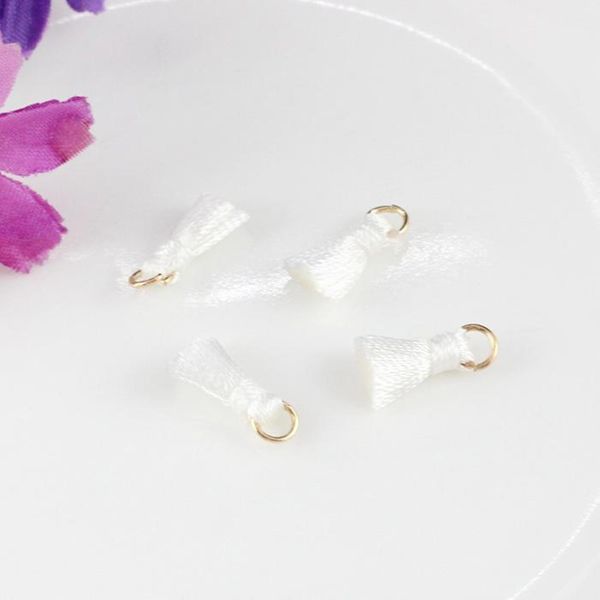 

30pcs 1.2cm mini silk tassel pendant for jewelry making diy bracelet cellphone pendant finding key bag pendant craft tassels h qylrxg