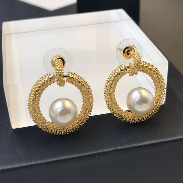 

ароматные главная малый аромат высокого уровня sense жемчужной сережкой личность простой темперамент чистый красный серьги корейский s925 се, Golden