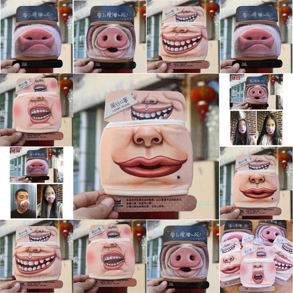 

factorycx1wcotton mouth cute 3d mask dustproof cartoon face pig mask personality washable for women m5jyb 9x56