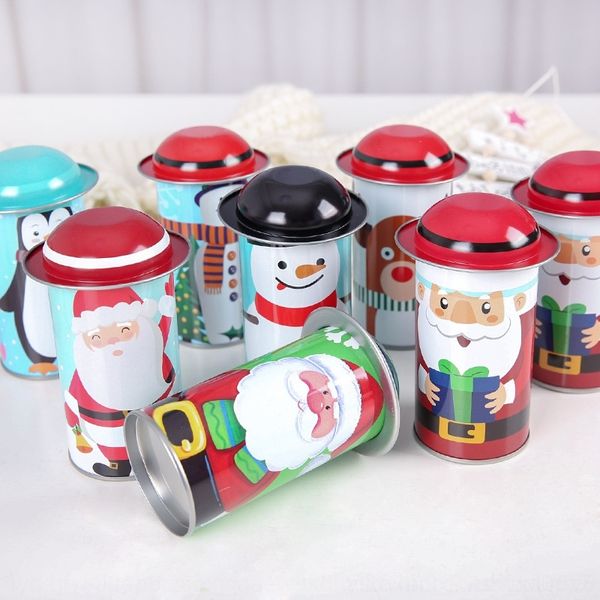

jxlch quying new candy christmas jar storage iron children's gift bucket candy boxiron box box rectangular christmas decorations lx2by